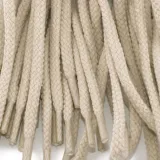Okrągłe jasno beżowe sznurowadła do butów tarrago laces cord 4.5mm
