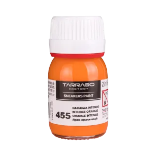 TARRAGO SNEAKERS Paint Mixing Colors 25ml #455 INTENSE ORANGE / Pomarańczowe farby akrylowe do customizacji sneakersów i ubrań