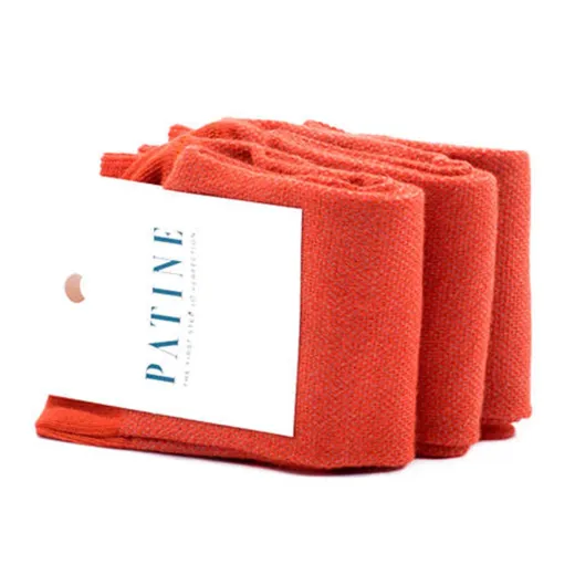 PATINE Socks PAME01-0002 / Pomarańczowe skarpetki klasyczne
