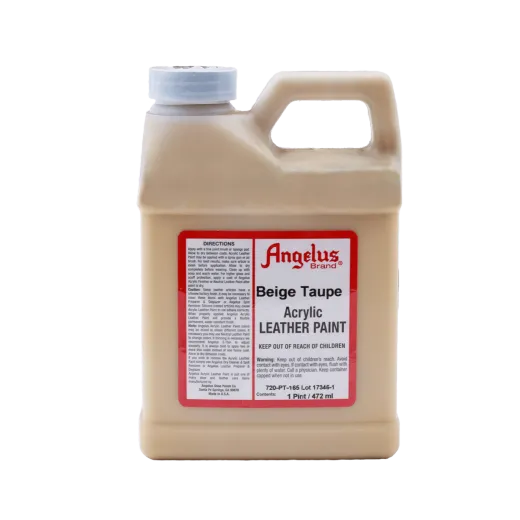 ANGELUS Acrylic Leather Paint 1-Pint #165 BEIGE TAUPE / BEŻOWO SZARA farba akrylowa do malowania Sneakersów i Jeansu