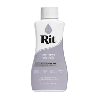 RIT DYE All-Purpose Liquid Dye 8oz PEARL GREY / PERŁOWOSZARY uniwersalny barwnik w płynie do tkanin i innych powierzchni