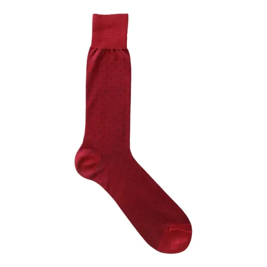 VICCEL / CELCHUK Socks Pindot Red Navy / Blue - Luksusowe skarpetki