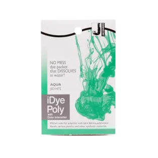 JACQUARD iDye Poly 0.49oz #1472 AQUA / TURKUSOWY barwnik do poliestru, nylonu, tkanin syntetycznych i tworzyw sztucznych