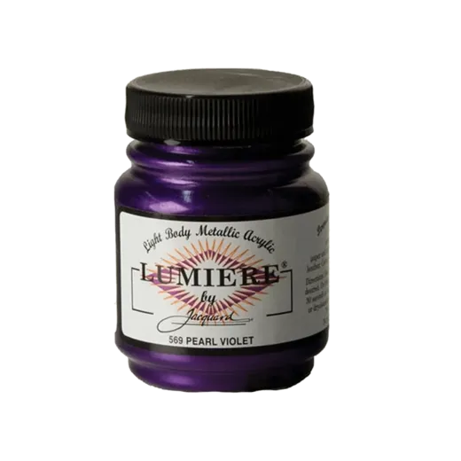 Fioletowa perłowa Farba akrylowa do customizacji sneakersów, odzieży i akcesoriów