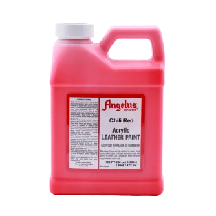 ANGELUS Acrylic Leather Paint 1-Pint #260 CHILI RED / CZERWONA farba akrylowa do malowania Sneakersów i Jeansu