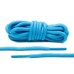 LACE LAB XI Rope Laces 6mm Gamma Blue / Niebieskie okrągłe sznurówki do butów