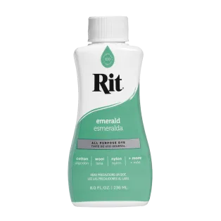 RIT DYE All-Purpose Liquid Dye 8oz EMERALD / SZMARAGDOWY uniwersalny barwnik w płynie do tkanin i innych powierzchni