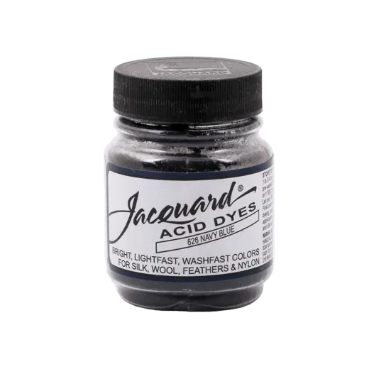 JACQUARD Acid Dye 0.5oz #626 NAVY BLUE / GRANATOWY barwnik kwasowy do wełny, jedwabiu i piór