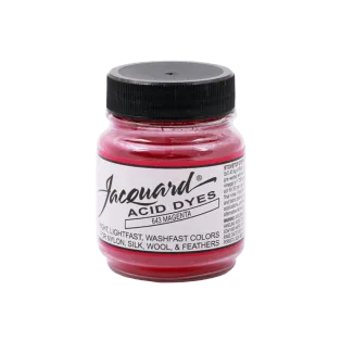 JACQUARD Acid Dye 0.5oz #643 MAGENTA / MAGENTA barwnik kwasowy do wełny, jedwabiu i piór