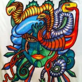 Jacquard Juice marker Fine zielony to pisak o wysokiej gęstości, idealny do tworzenia ręcznie rysowanych grafik, rysunków na tkaninach, odzieży.