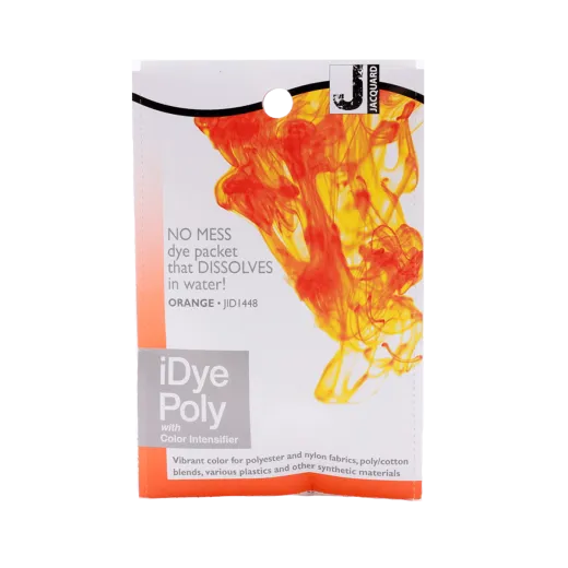 JACQUARD iDye Poly 0.49oz #1448 ORANGE / POMARAŃCZOWY barwnik do poliestru, nylonu, tkanin syntetycznych i tworzyw sztucznych