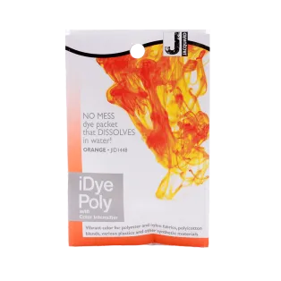 JACQUARD iDye Poly 0.49oz #1448 ORANGE / POMARAŃCZOWY barwnik do poliestru, nylonu, tkanin syntetycznych i tworzyw sztucznych