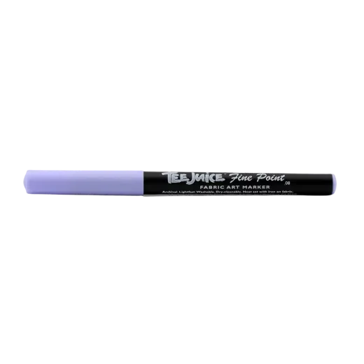 JACQUARD Tee Juice Fabric Art Marker Fine Point 0.08mm LILAC bez blistra / Liliowy pisak do jeansu, tkanin, skór, drewna, gliny, papieru