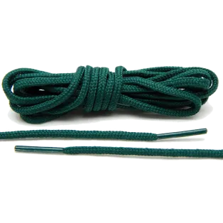 LACE LAB Roshe Laces 3mm Hunter Green / Zielone okrągłe sznurowadła do butów