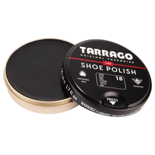 TARRAGO Shoe Polish 50ml black - zestaw