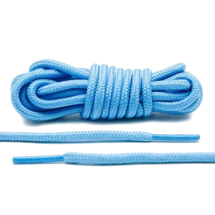 LACE LAB XI Rope Laces 6mm Legend Blue / Niebieskie okrągłe sznurówki do butów