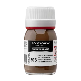 TARRAGO SNEAKERS Paint Standard Colors 25ml #303 HOT CHOCOLATE / Czekoladowa farba akrylowa do personalizacji i renowacji butów oraz jeansu