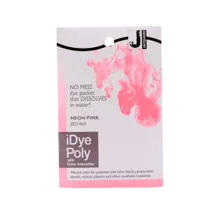 JACQUARD iDye Poly 0.49oz #1465 NEON PINK / RÓŻOWY NEONOWY barwnik do poliestru, nylonu, tkanin syntetycznych i tworzyw sztucznych