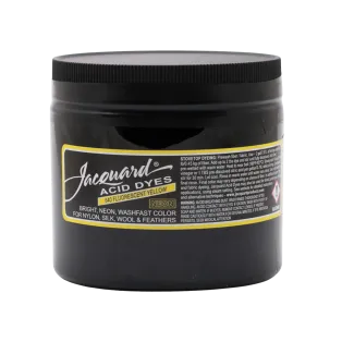 JACQUARD Acid Dye 8oz #640 FLUORESCENT YELLOW / FLUORESCENCYJNY ŻÓŁTY barwnik kwasowy do wełny, jedwabiu i piór