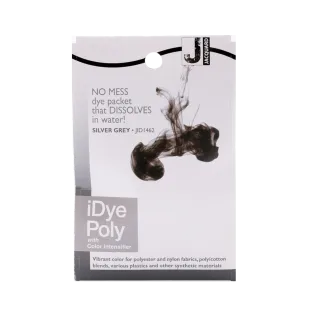 JACQUARD iDye Poly 0.49oz #1462 SILVER GREY / SREBRNOSZARY barwnik do poliestru, nylonu, tkanin syntetycznych i tworzyw sztucznych