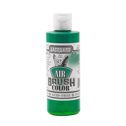 JACQUARD Airbrush Color Bright Paint 4oz #503 GREEN / ZIELONA intensywna farba akrylowa do aerografu JACQUARD Airbrush Color Bright Paint 4oz #503 GREEN / ZIELONA intensywna farba akrylowa do aerografu