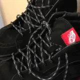 Okrągłe sznury do Twoich Bootsów dwukolorowe czarnoszare lace lab