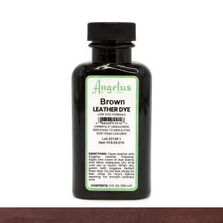 ANGELUS LOW VOC Leather Dye 3oz #014 BROWN / BRĄZOWY barwnik do naturalnych skór licowych