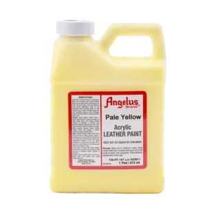 ANGELUS Acrylic Leather Paint 1-Pint #197 PALE YELLOW / JASNOŻÓŁTA farba akrylowa do malowania Sneakersów i Jeansu