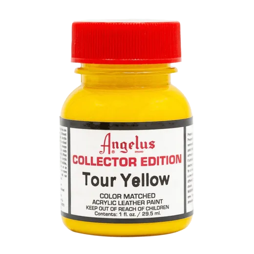 Tour yellow żółte farby do customizacji i renowacji Nike Air Jordan Angelus Collector Edition w kolorach dopasowanych do kultowych modeli butów