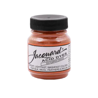 JACQUARD Acid Dye 0.5oz #605 PUMPKIN ORANGE / DYNIOWOPOMARAŃCZOWY barwnik kwasowy do wełny, jedwabiu i piór