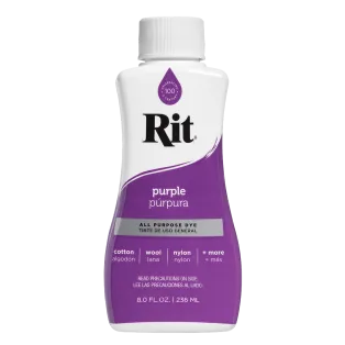 RIT DYE All-Purpose Liquid Dye 8oz PURPLE / FIOLETOWY uniwersalny barwnik w płynie do tkanin i innych powierzchni