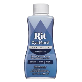 RIT DYEMORE Liquid Dye for Synthetics 7oz MIDNIGHT NAVY / GRANATOWY uniwersalny barwnik w płynie do tkanin syntetycznych i mieszanek