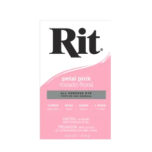 RIT DYE All-Purpose Powder Dye 1.125oz PETAL PINK / RÓŻOWY uniwersalny barwnik w proszku do tkanin i innych powierzchni