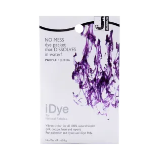 JACQUARD iDye for Natural Fabrics 0.49oz #1416 PURPLE / PURPUROWY barwnik do farbowania tkanin naturalnych - bawełny, lnu, jedwabiu