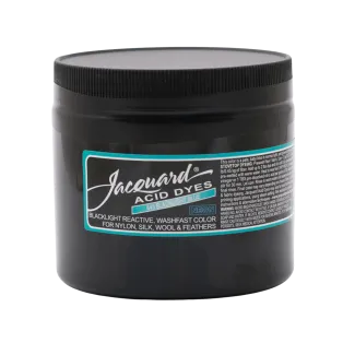 JACQUARD Acid Dye 8oz #645 BLACKLIGHT BLUE / JASNONIEBIESKI barwnik kwasowy do wełny, jedwabiu i piór