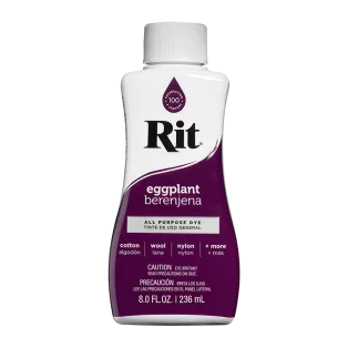 RIT DYE All-Purpose Liquid Dye 8oz EGGPLANT / BAKŁAŻAN uniwersalny barwnik w płynie do tkanin i innych powierzchni
