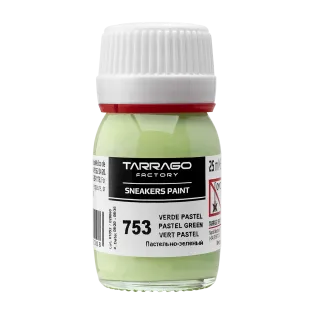 TARRAGO SNEAKERS Paint Pastel Colors 25ml #753 PASTEL GREEN / Zielona pastelowa farba akrylowa do malowania obuwia i odzieży