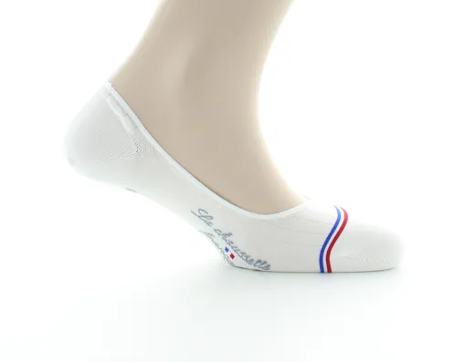LCF Men Socks MONTAIGNE Blanc / Białe luksusowe stopki
