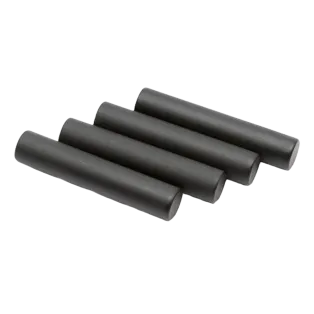 LACE LAB Cylinder metal aglets flat black set