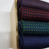 eleganckie bawełniane podkolanówki męskie viccel knee socks square dots
