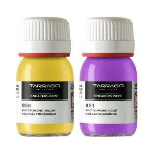 TARRAGO SNEAKERS Paint Photochromic 25ml / Fotochromowe farby akrylowe do rękodzieła i customizacji sneakersów oraz jeansu