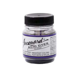 JACQUARD Acid Dye 0.5oz #614 VIOLET / FIOLETOWY barwnik kwasowy do wełny, jedwabiu i piór