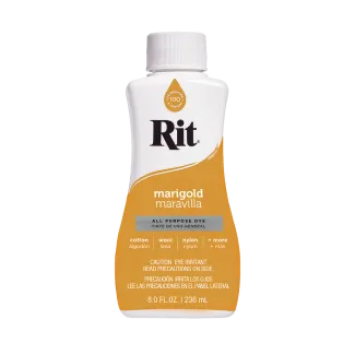 RIT DYE All-Purpose Liquid Dye 8oz MARIGOLD / AKSAMITNY uniwersalny barwnik w płynie do tkanin i innych powierzchni