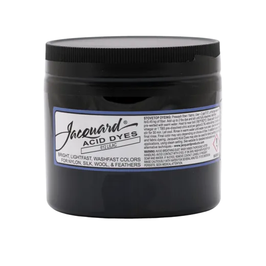 JACQUARD Acid Dye 8oz #612 LILAC / LILIOWY barwnik kwasowy do wełny, jedwabiu i piór