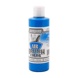 JACQUARD Airbrush Color Iridescent Paint 4oz #602 ELETRIC BLUE / NIEBIESKA opalizująca farba akrylowa do malowania aerografem