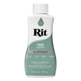 RIT DYE All-Purpose Liquid Dye 8oz SAGE / JASNOZIELONY uniwersalny barwnik w płynie do tkanin i innych powierzchni