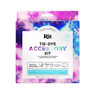 RIT DYE Tie Dye ACCESSORY Kit / Zestaw akcesoriów i butelek do barwienia tkanin