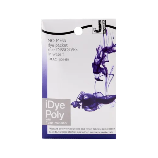 JACQUARD iDye Poly 0.49oz #1458 LILAC / LILIOWY barwnik do poliestru, nylonu, tkanin syntetycznych i tworzyw sztucznych