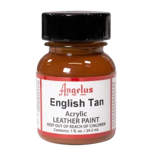 ANGELUS Acrylic Leather Paint Standard 1oz ENGLISH TAN / BRĄZOWA farba akrylowa do malowania Sneakersów i Jeansu