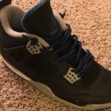 Okrągłe niebiesko czarne sznurowadła stworzone  do popularnych modeli Adidas Yeezy 350 Boost czy Adidas NMD